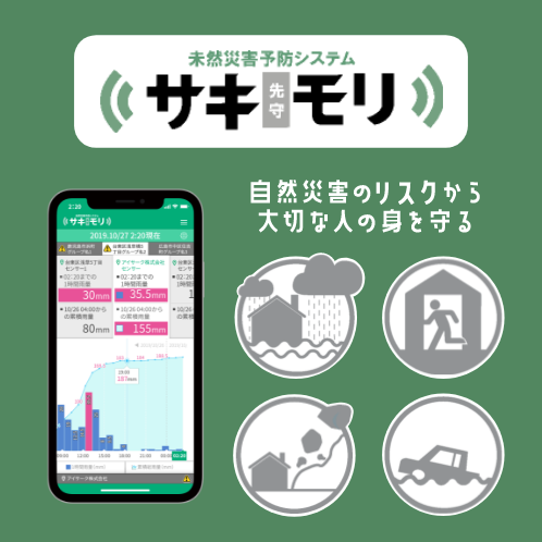 未然災害予防システム　サキモリ
