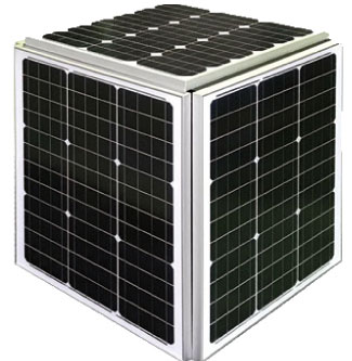 自立型ソーラー発電・蓄電池ソーラーキュービクル